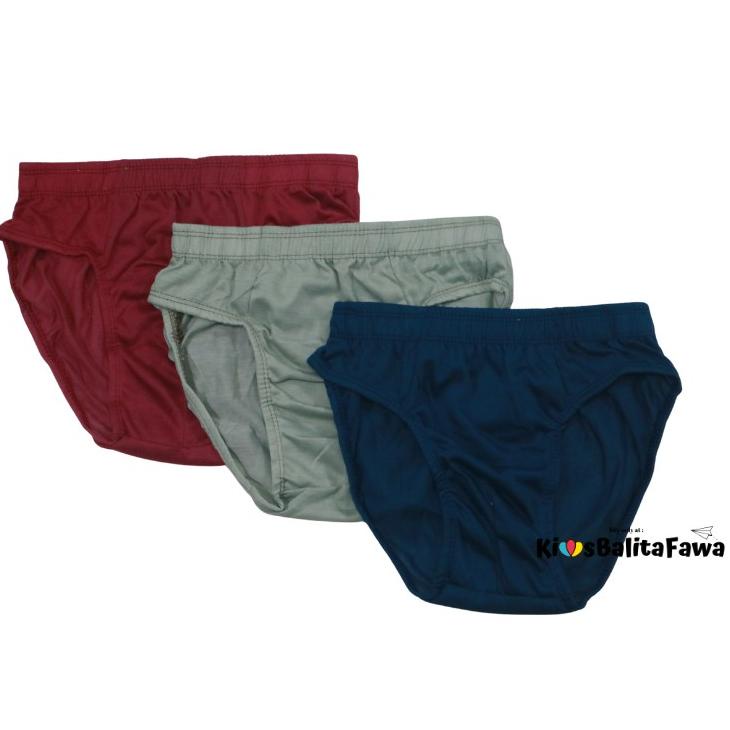 ✨MEGA ⚡ALE✨  (ISI 3 PCS) Celana Dalam Laki uk Anak Tanggung 8-12 Tahun / CD Boy Remaja Polos Dalam K