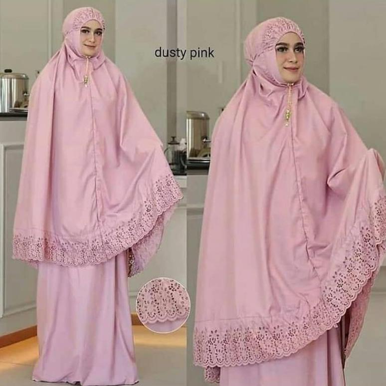 Kekinian - MUKENA SITI KHADIJAH + TAS MUKENA DEWASA  ( nerima  ) 