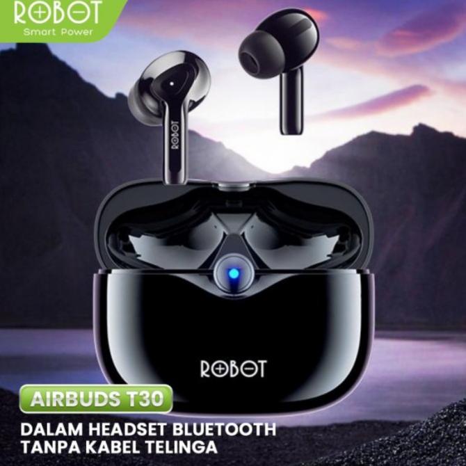 Terbaru Robot Tws T30 Wireless Earphone Airbuds - Tws Robot T30 Bluetooth 5.3
