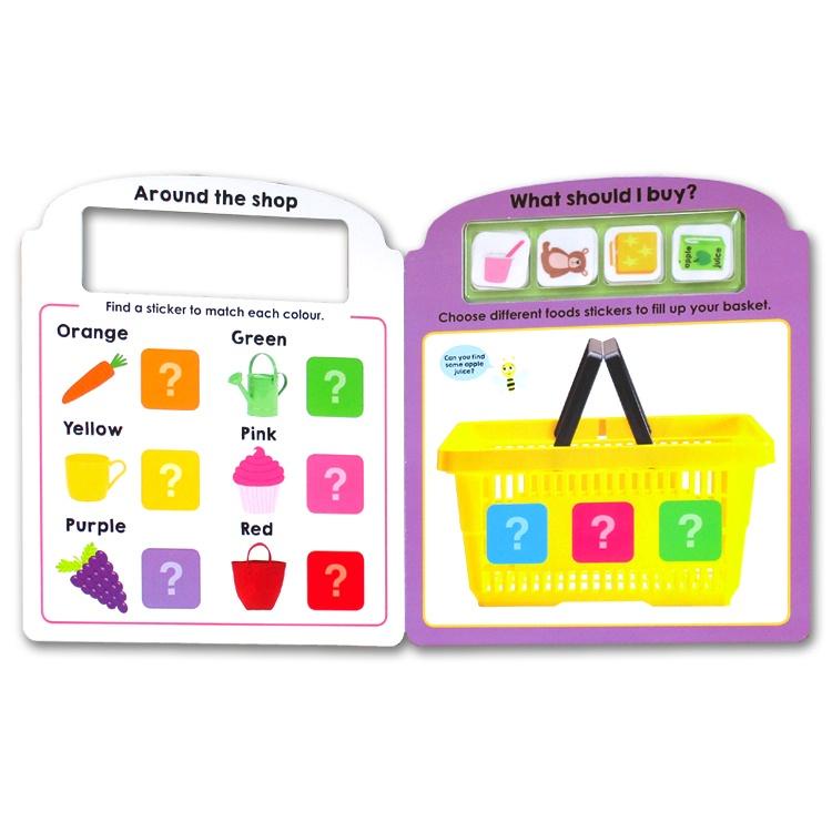 [Priddy Books] Priddy Learning My First Shop Board Book With Reusable Play Pieces
