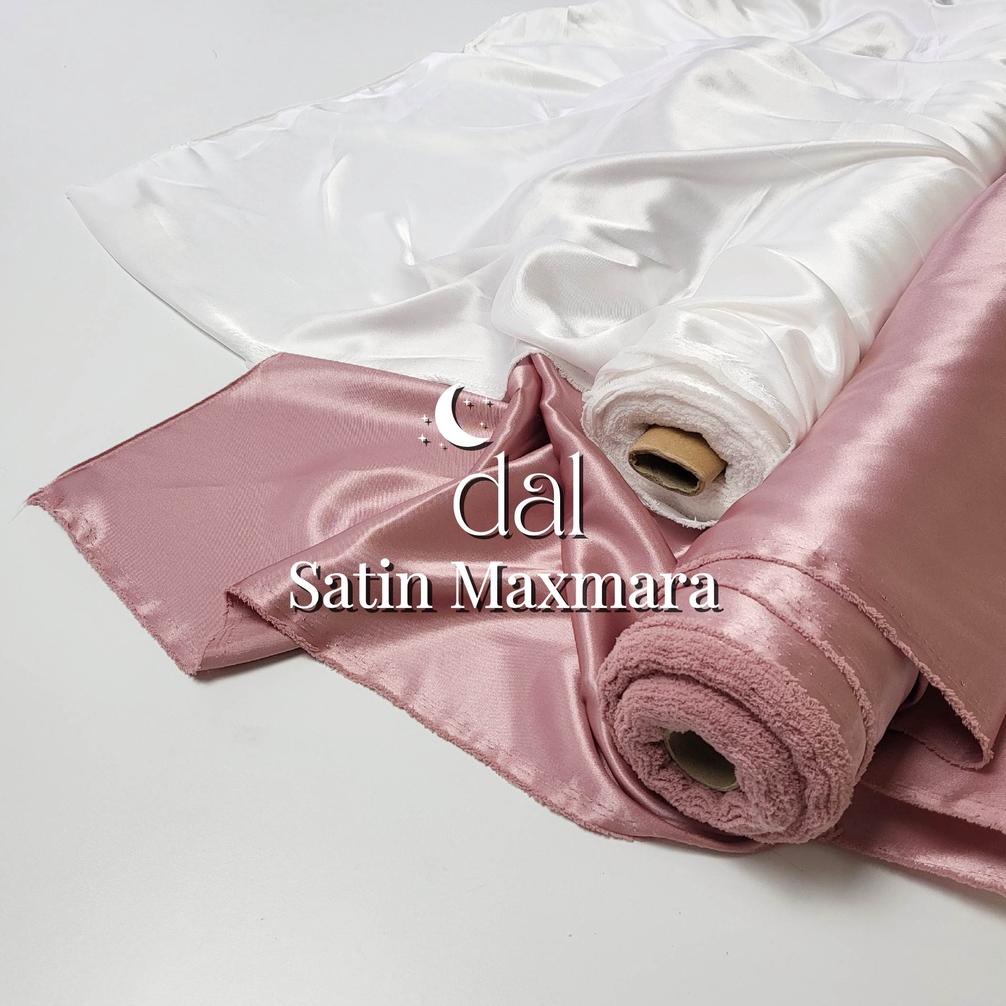 Hot Sale - 1m kain bahan satin silk maxmara  furing sateen charmeuse hijau botol merah marun navi un