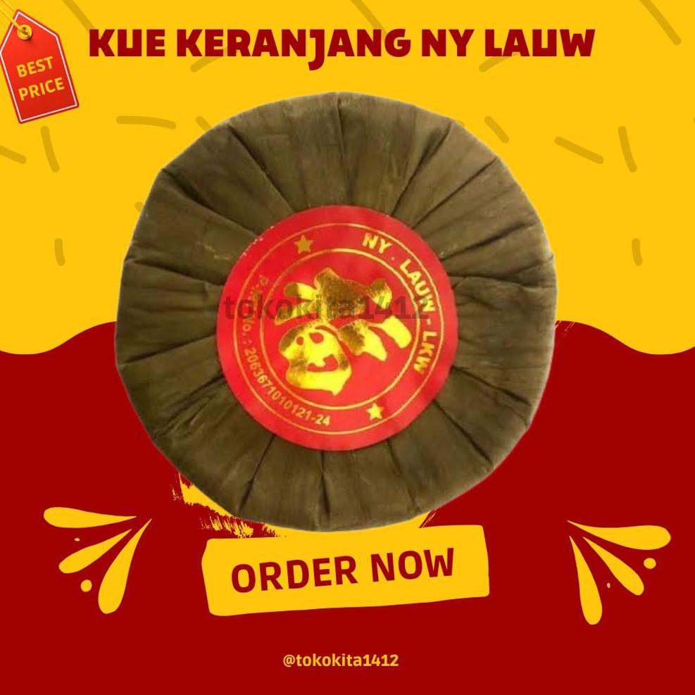 

8QH Kue Keranjang Kue Cina Daun Ny Lauw Khas Tangerang 1 Kg - Halal 95100