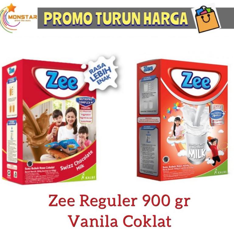 

LM63 SUSU ZEE 900GR VANILA COKLAT ZEE Reguler 900 gr 2X450 gram lczvi