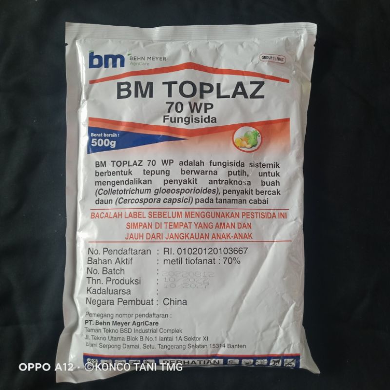 FUNGISIDA BM TOPLAZ 70WP 500GRAM