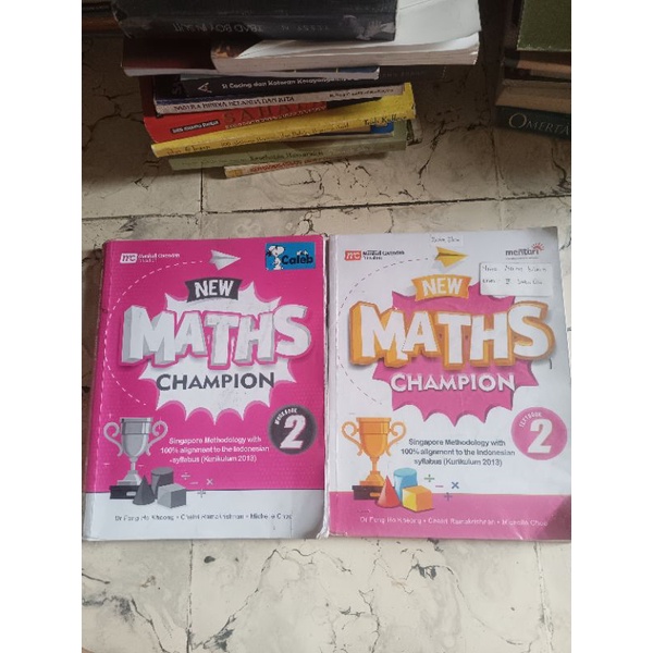Buku maths champion textbook bekas