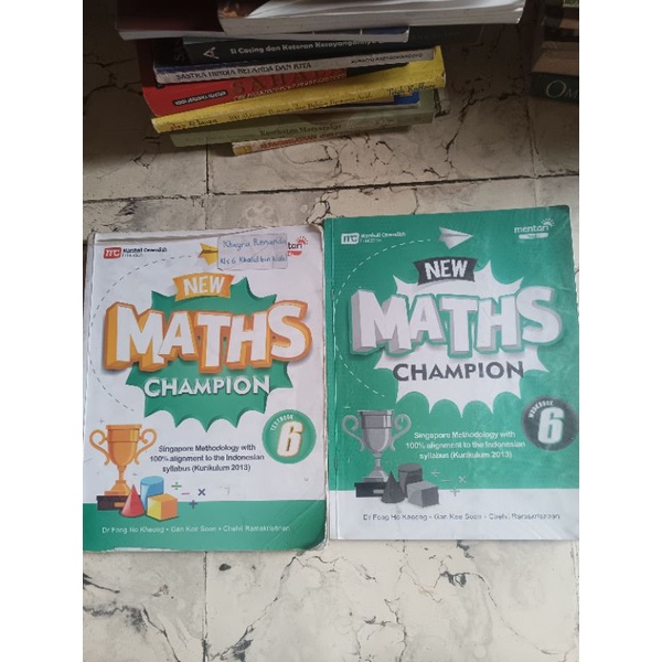 buku maths champion bekas