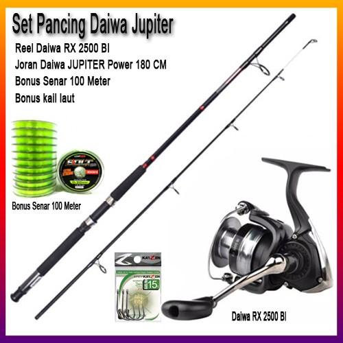 Set Pancing Daiwa Joran Daiwa Jupiter 180CM Original