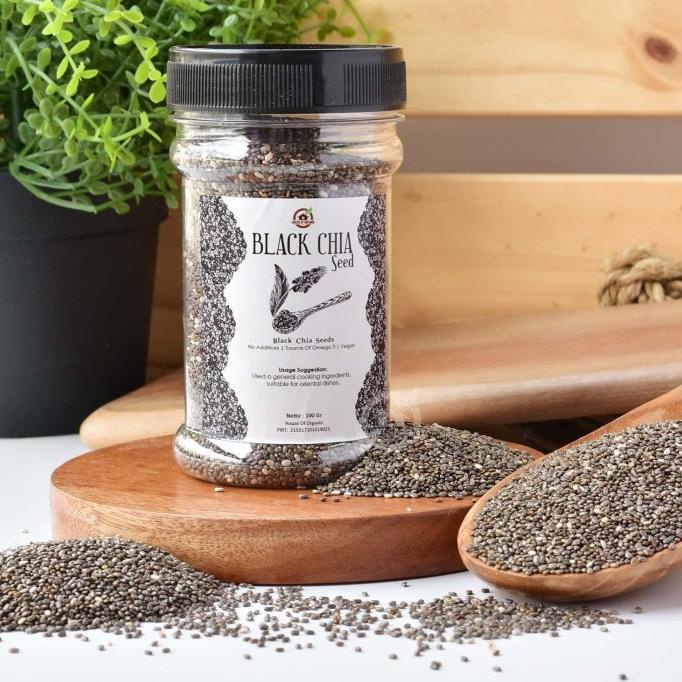 

Organic Black Chia Seeds ( Botol ) 100 Gr