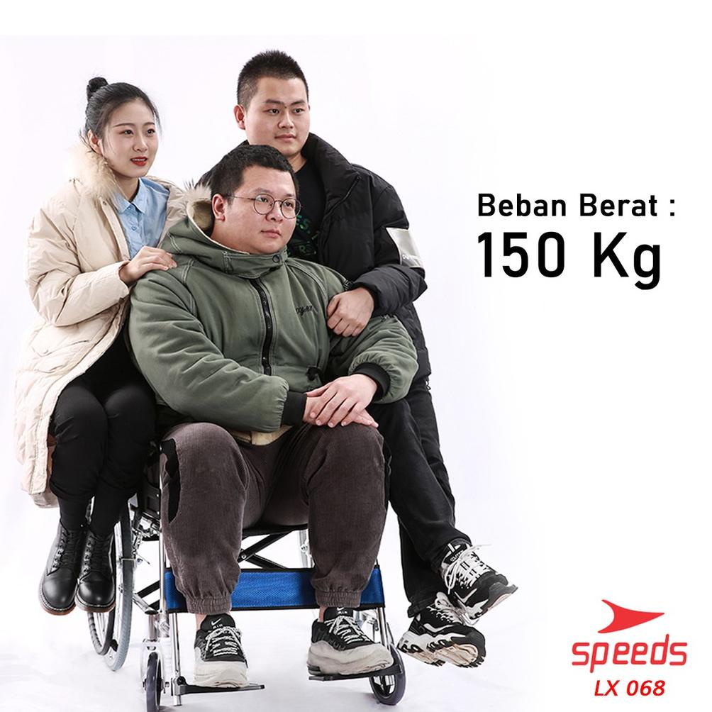 SPEEDS Kursi Roda Lipat Apollo Avico - Kursi roda Alluminium 068-2 068-4