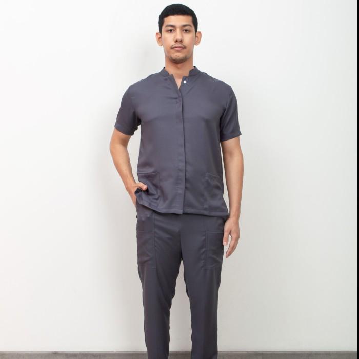 Terlaris Baju Jaga / Seragam Dokter/ Baju Perawat - (Medicle) - Mandarin