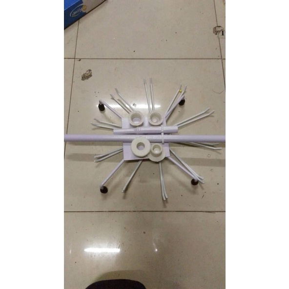 Display Rak Putar Matahari 3 Susun Gantungan Aksesoris Hp Perhiasan