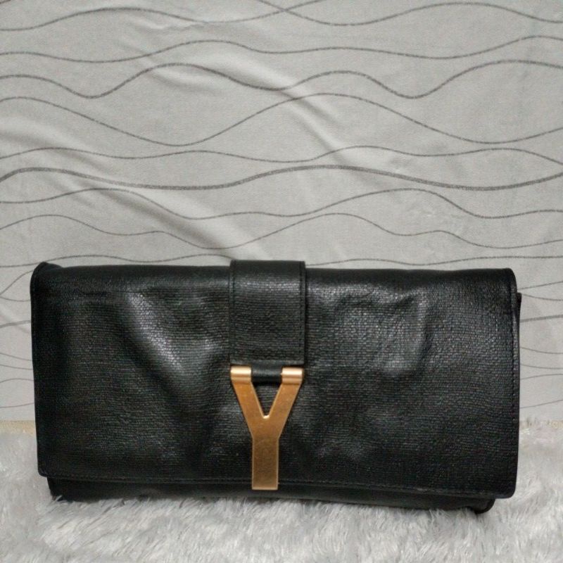 Clutch YSL Handbag Hitam