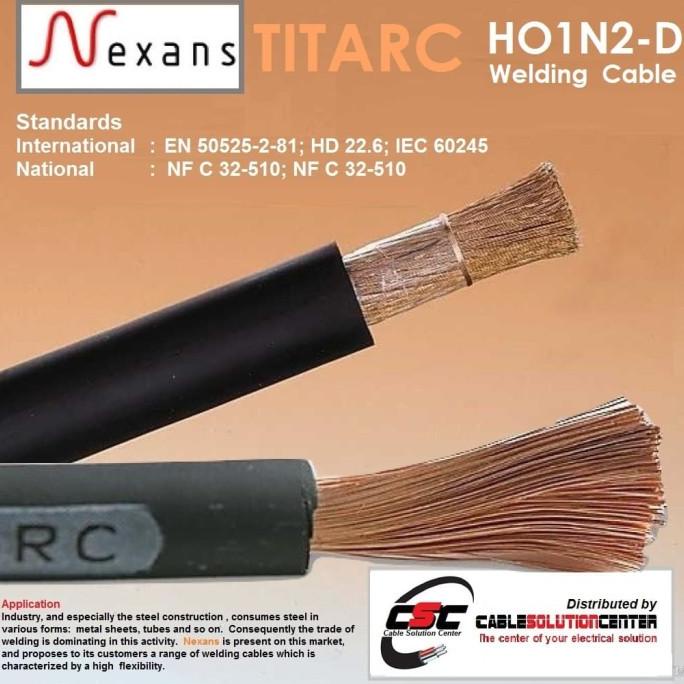 Welding Cable H01N2-D 1x25mm (Nexans-Titarc)