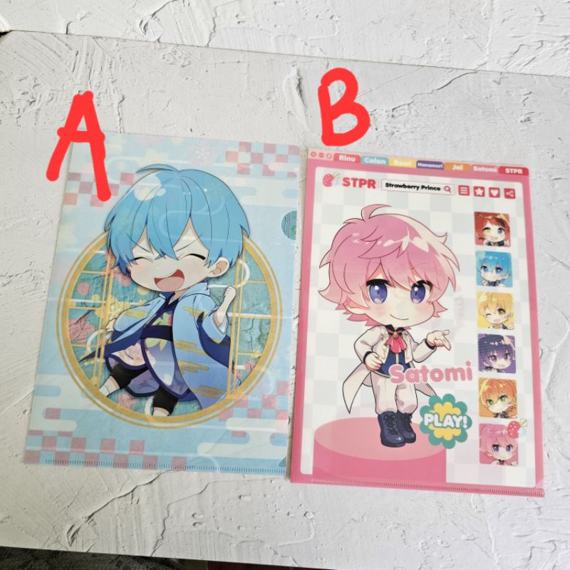 official merch clearfile strawberry prince satomi