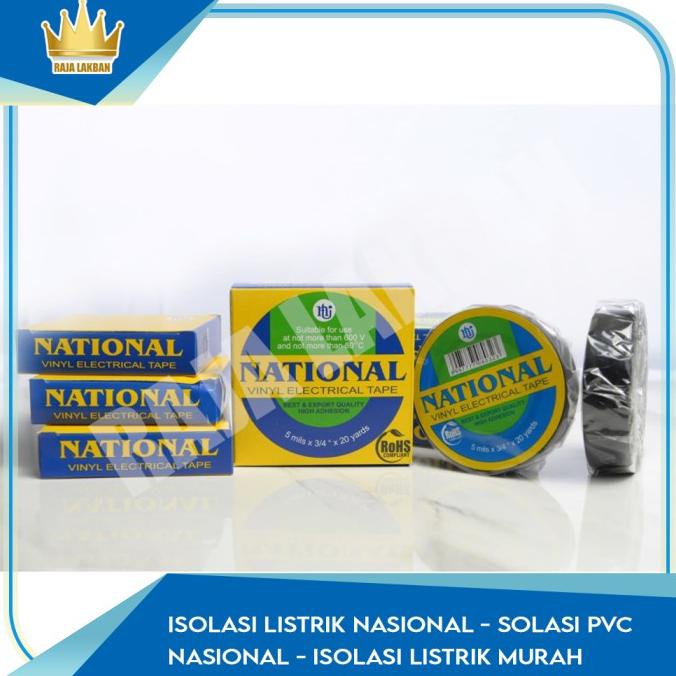 Isolasi Listrik National Pvc / Isolasi Listrik Murah