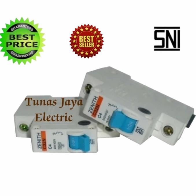 Mcb 1 Phase 2A/4A/6A/10A Zenith (Single Pole)