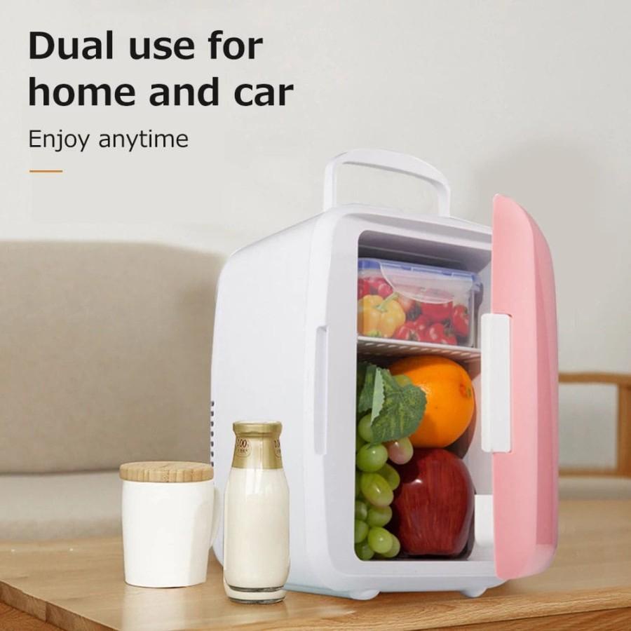 Kulkas Mobil - Kulkas Mini Portable Cool Hot Mobil - Kulkas Mini 4L 4 Liter - BHTC