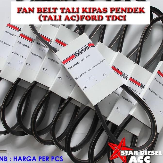 Tali kipas AC Fan belt ford everest ford ranger TDCI Asli