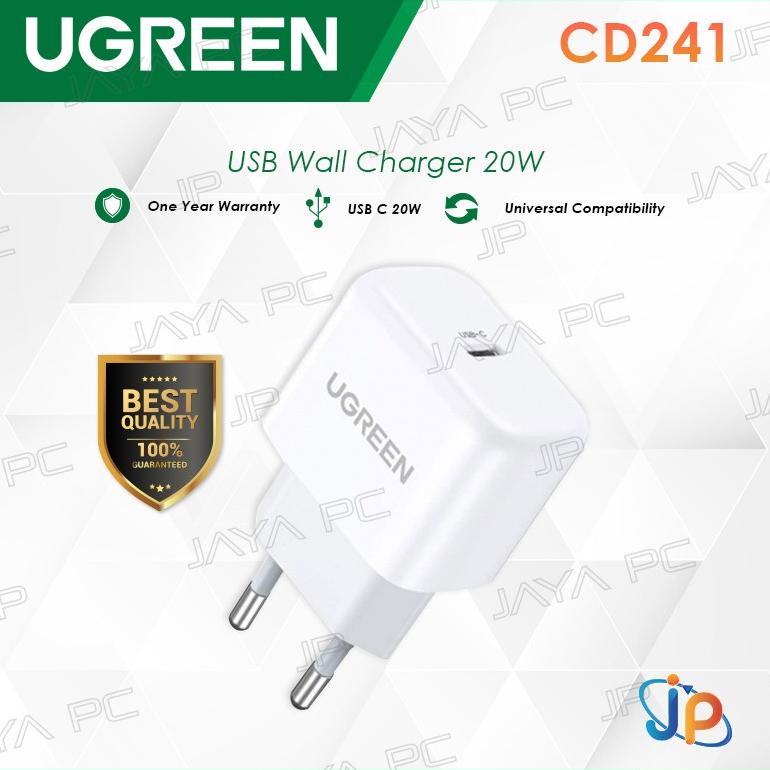 Ugreen Cd241 Fast Charger Usb C 20W Mini Pd