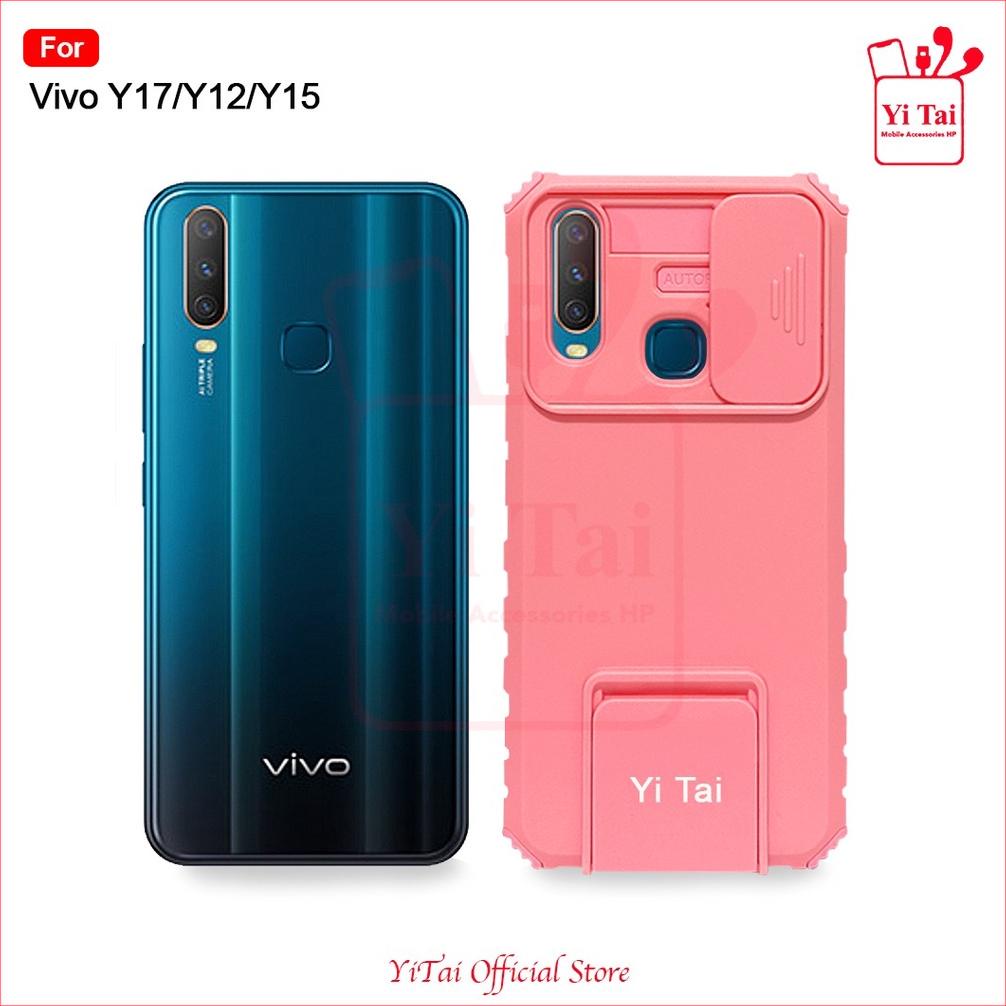 Yi Tai - Case Premium Stand Slide Camera Vivo Y17 Y12 Y15 Y12I