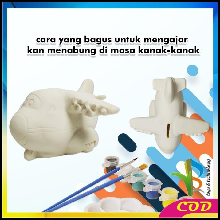 

Rb-M255 Celengan Anak Lukis Karakter / Mainan Edukasi Paket Melukis
