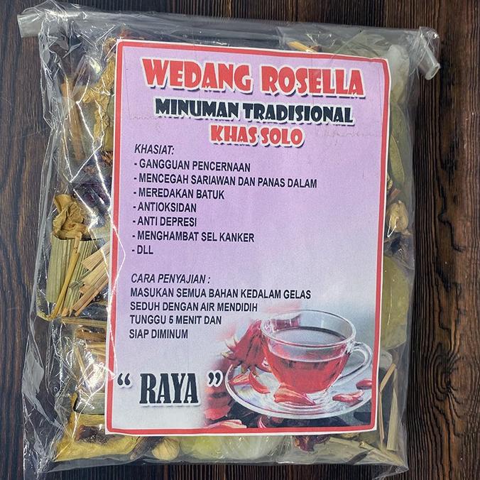 

=+=+=+] WEDANG ROSELLA komplit dengan gula batu
