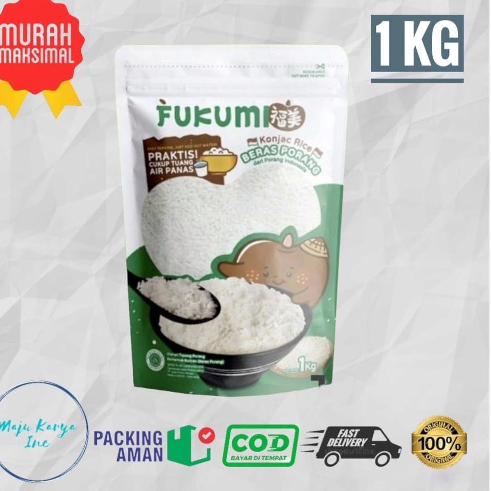 

Ready Stok FUKUMI BERAS PORANG POUCH 1KG 