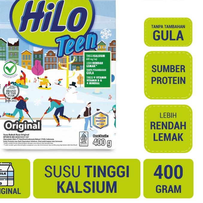 

Star 12.12 HiLo Teen Original 400g - Susu Tinggi Kalsium Lebih Rendah Lemak serbuuu !