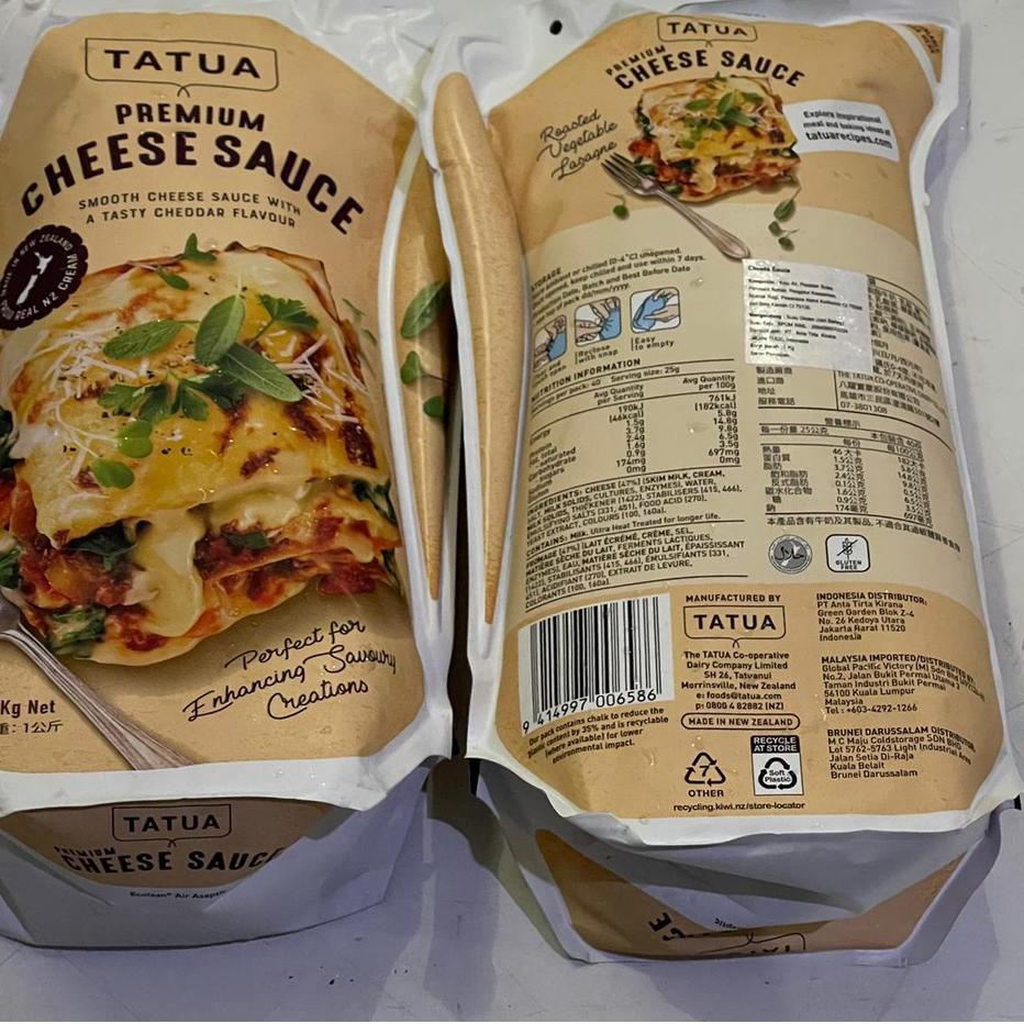 

✨Mall✨ Tatua Premium Cheese Sauce 1kg - Tatua Premium Saus Keju !!