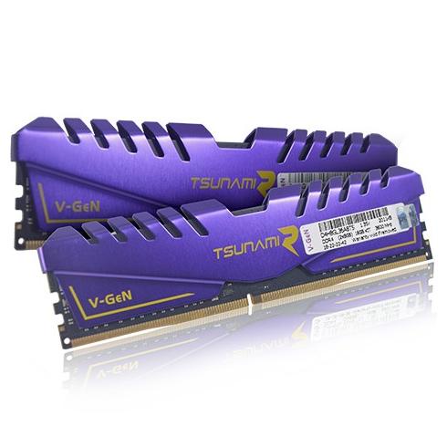 Ram Ddr4 V-Gen Tsunami R 16Gb 3600Mhz (2X8Gb) Kit - Cl18-22-22-42