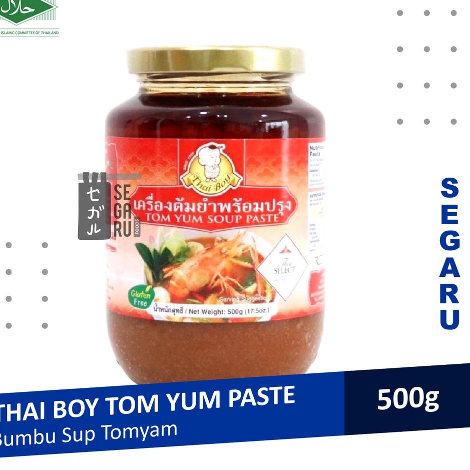 

️✔️✔️ THAI BOY Bumbu Tom Yum Paste Tomyam Halal 500 Gram !!!