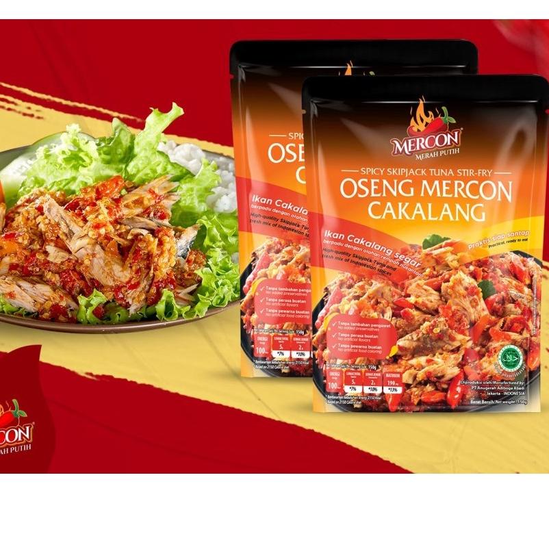 

PROMO HARI INI OSENG MERCON CAKALANG MERCON MERAH PUTIH 150 GRAM, PEDAS LENGKAP !