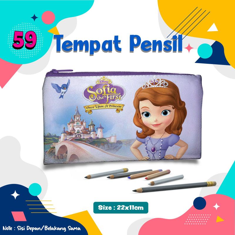 

Tempat Pensil Sofia 059 Pouch Custom Nama Foto Souvenir Kado Hadiah Wadah Kostak Kotak Dompet