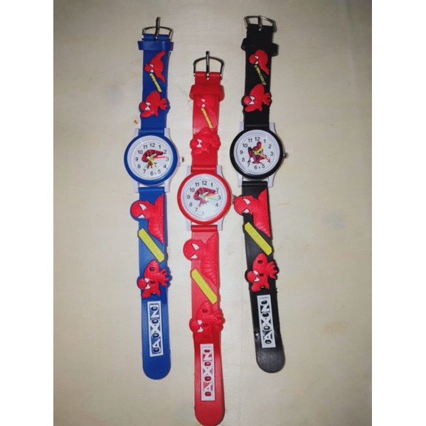TERMURAH JAM TANGAN ANAK KARAKTER RUBBER RING