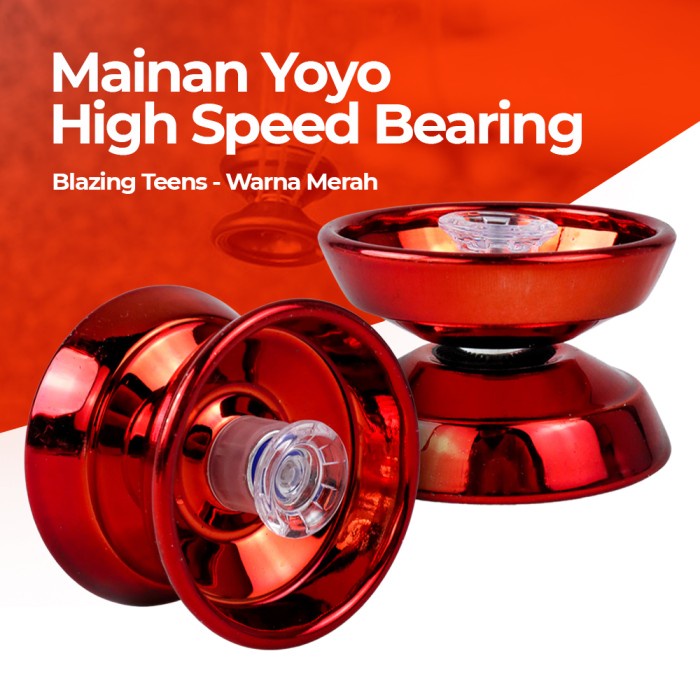 Mainan Yoyo High Speed Bearing Blazing Teens - M3016 - MERAH