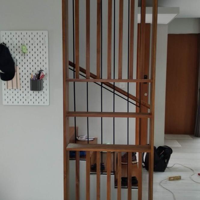 Terbaru Partisi Penyekat Ruangan Pembatas Ruangan Kayu Jati Kayu