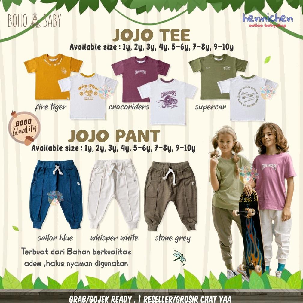 BOHOPANNA JOJO TEE BAJU PENDEK ATASAN ANAK JOJO PANT CELANA PANJANG ANAK BOHO BABY 1-10 TAHUN