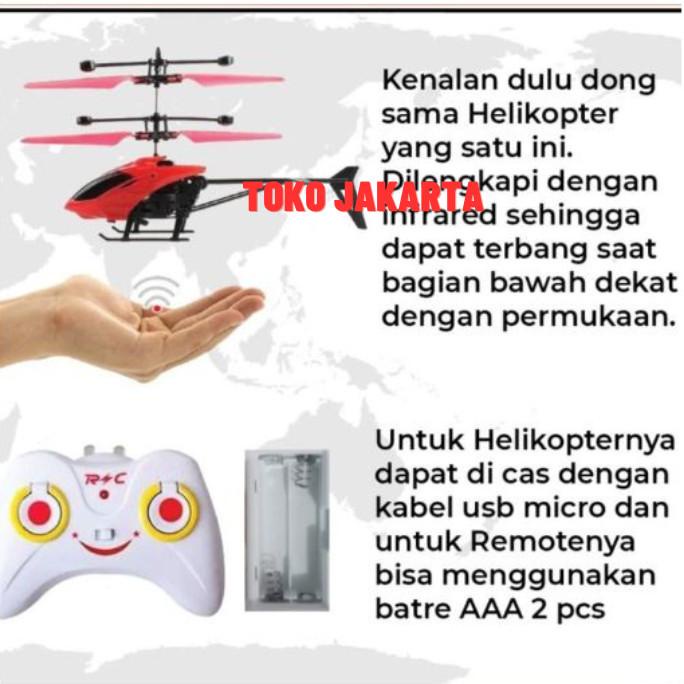 Must Have Helikopter Zizo / Flying Mini Helicopter Terlaris