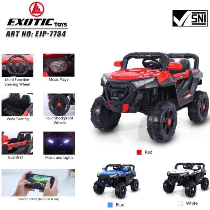 Diskon (Free Bubble&Pelapis) Mobil Aki Anak Exotic Ejp-7734 Ejp7734 Baroqahhgalery100