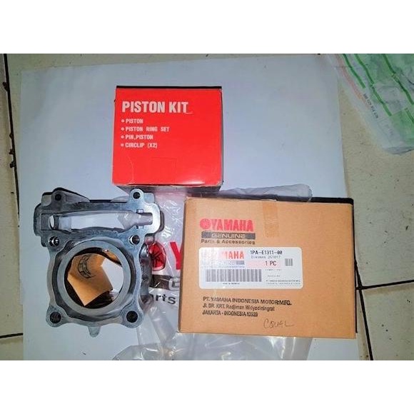 Blok Seher & Blok Mesin Set Piston Kit Vixion New &R15 Original Yamaha