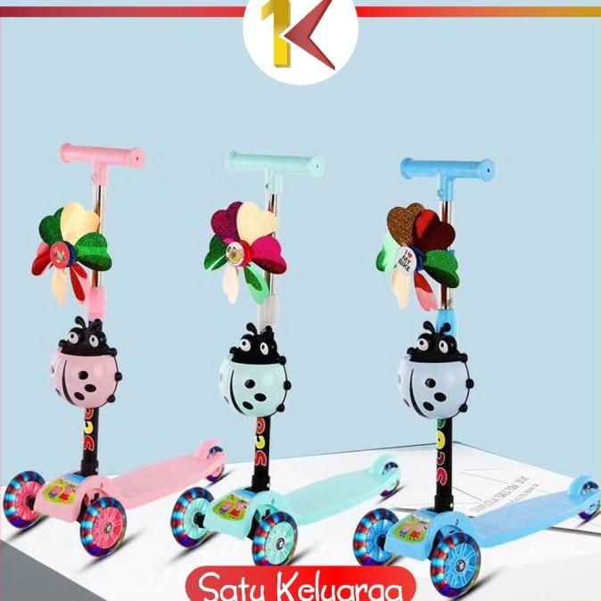 SK-M95 Mainan Otopet Scooter Anak Otoped Kumbang Skuter Anak Roda 3