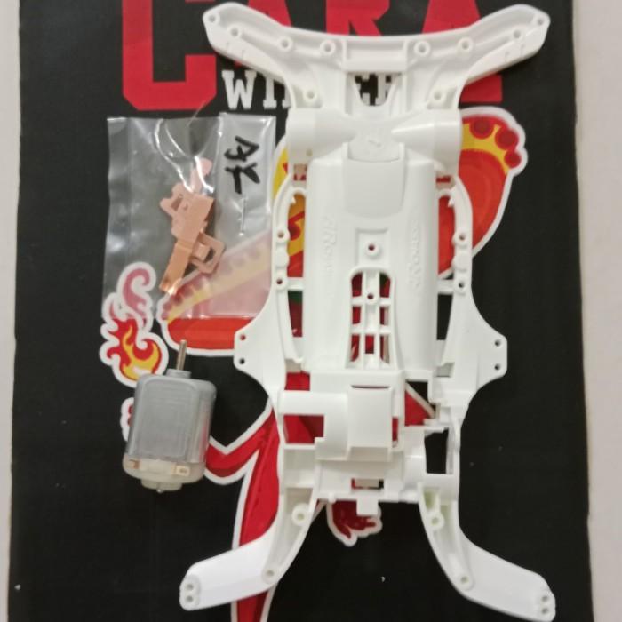 Tamiya Chassis AR White(Pc-Abs) +Mabuchi Motor+Terminal AR.