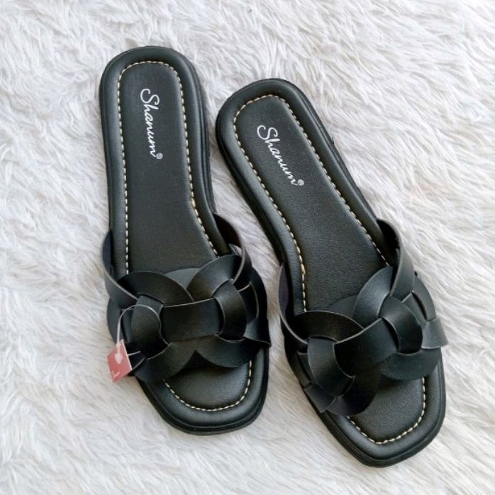 Sandal wanita model slop B3 model terbaru