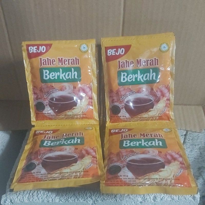 Bejo jahe merah berkah(habbatusauda)renceng isi 12sachet