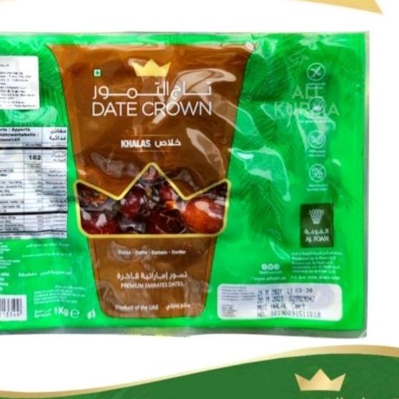 

Limited ⭐ Kurma Date Crown Khalas 1kg vacuum kurma khalas Thermo 1 kg enak manis murah