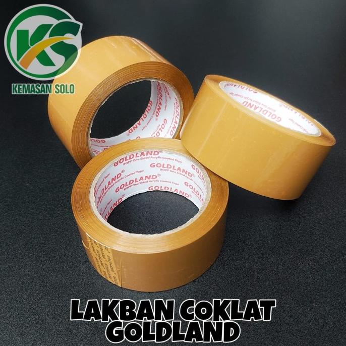 

.........] LAKBAN COKLAT GOLDLAND LEBAR 48 MM PANJANG 90 YARD