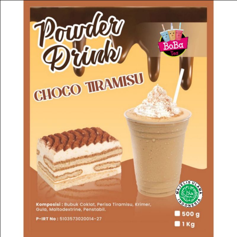 [1kg Reguler] Bubuk Minuman Rasa Choco Tiramisu 1 KG