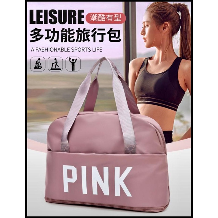 Tas Traveling Lipat Waterproof Koper Organizer (Pink) 1210 Large