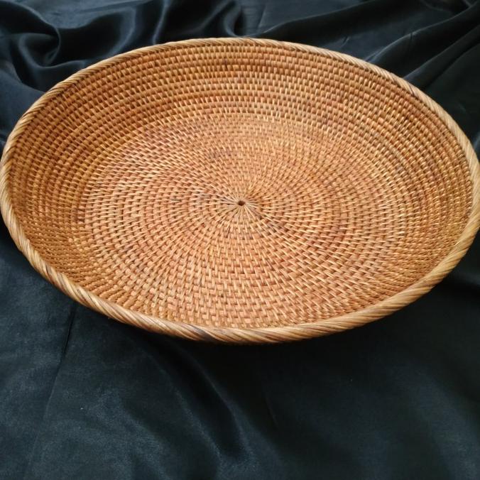 =+=+=+] Keranjang / Rotan / Tray / Serbaguna / Baki / Bulat Besar /Tempat Buah