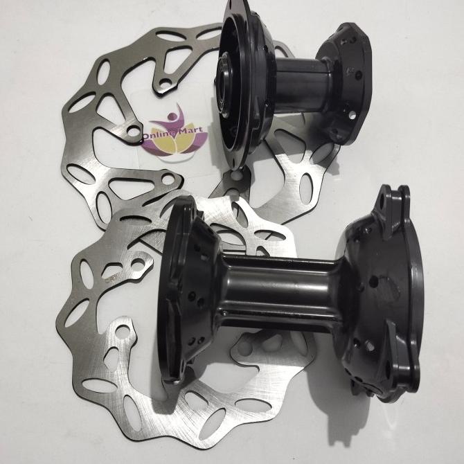 Tromol KLX hole 36 plus piringan depan belakang set klx